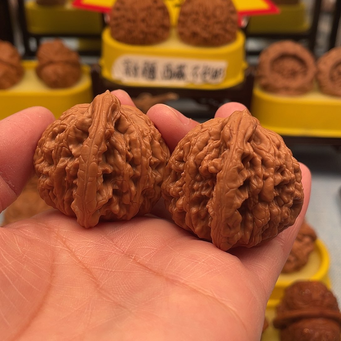 吊坠文玩核桃麦穗虎头42