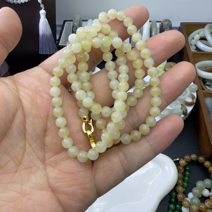 和田玉（糖玉）未镶嵌手链