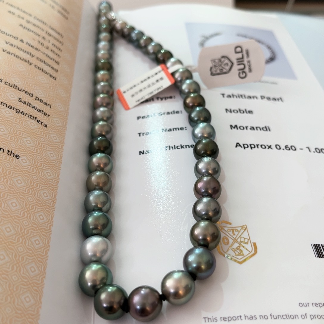 海水珍珠项链未镶嵌莫兰迪五星级8.1-10.2