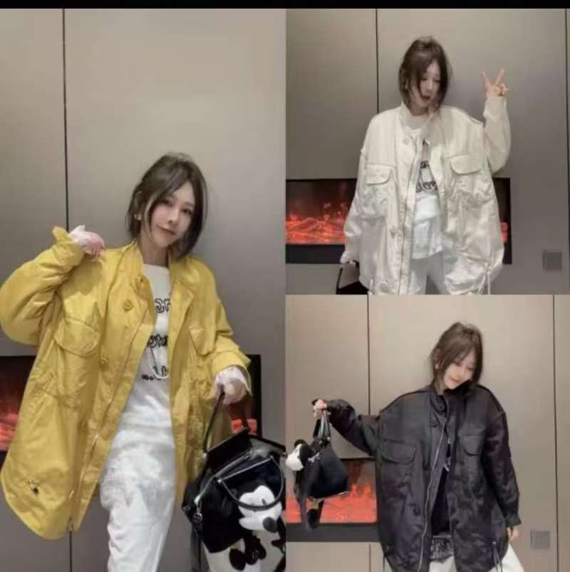 春季立领宽松外套显瘦韩版休闲百搭