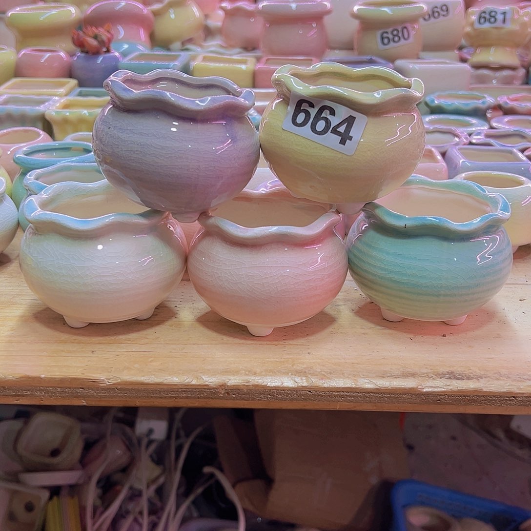 陶瓷花盆当场凑满12包邮