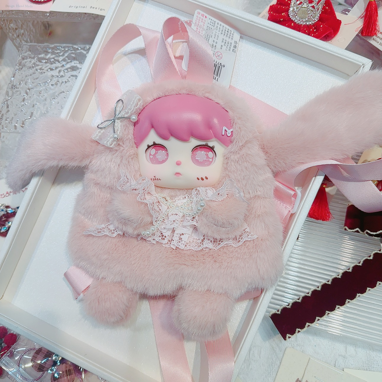 K1484-粉色娃娃双肩包