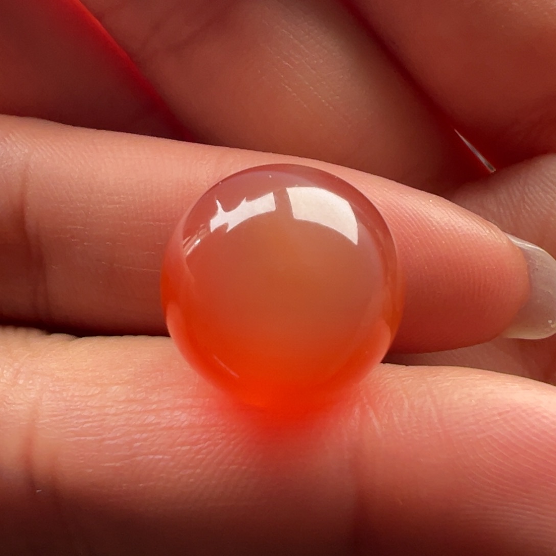 南红玛瑙圆珠15.4未镶嵌