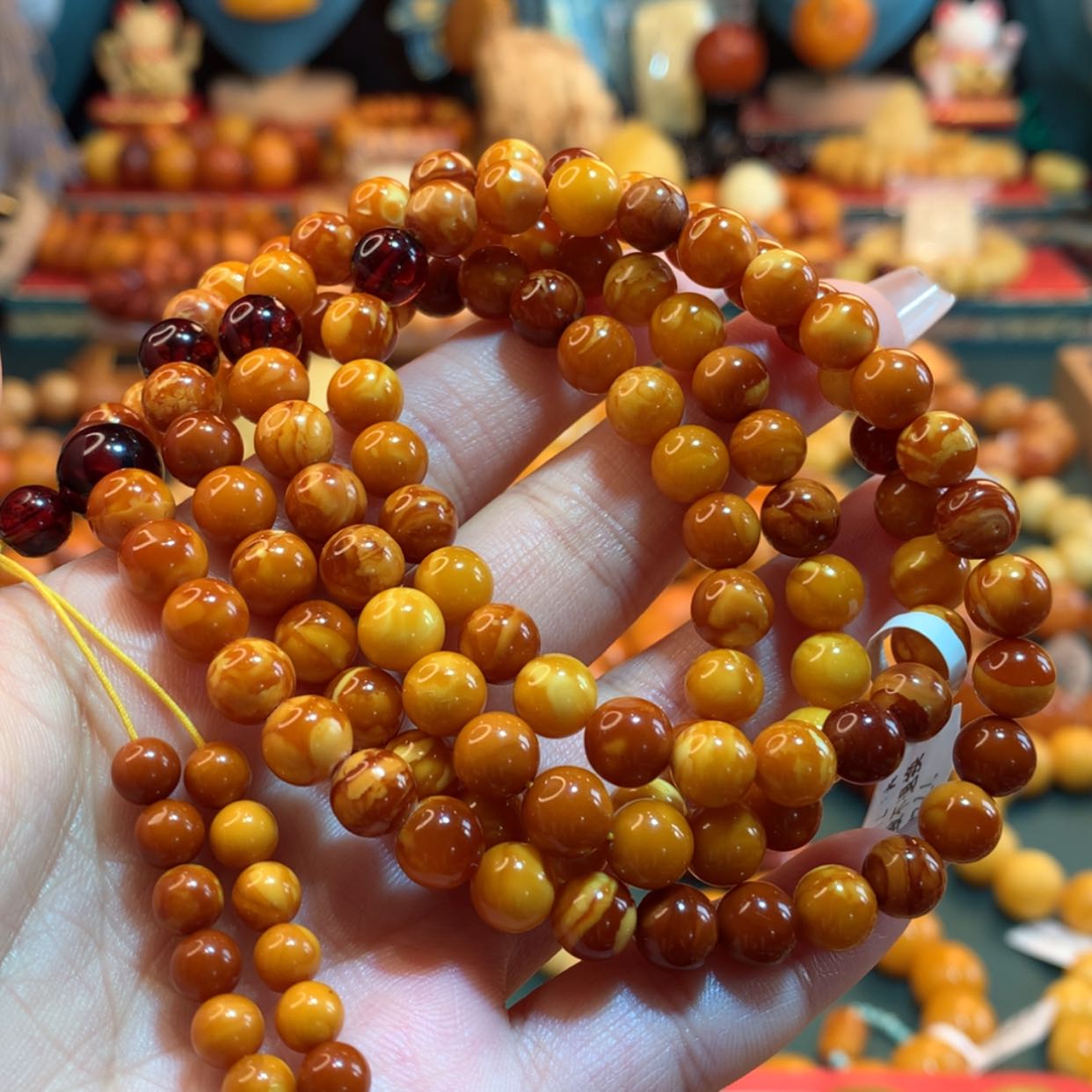 【闪购商品】蜜蜡手链未镶嵌蜜蜡手链