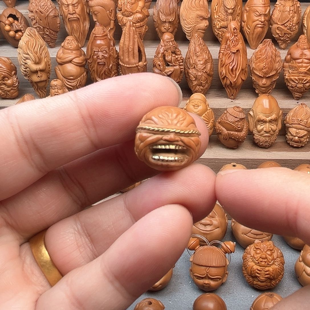 猴头核桃吊坠18盲僧