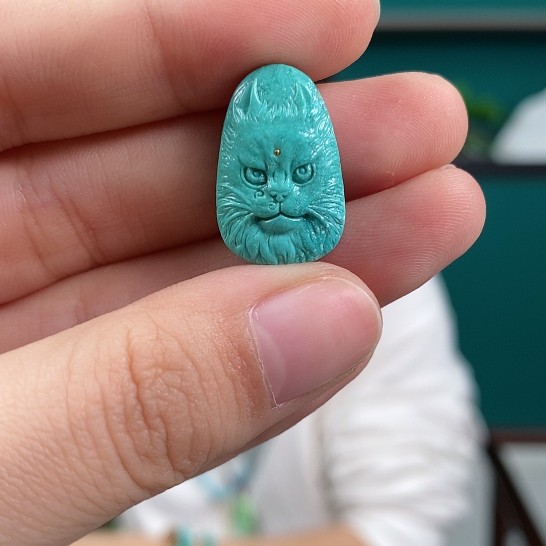 绿松石珠宝奇石未镶嵌