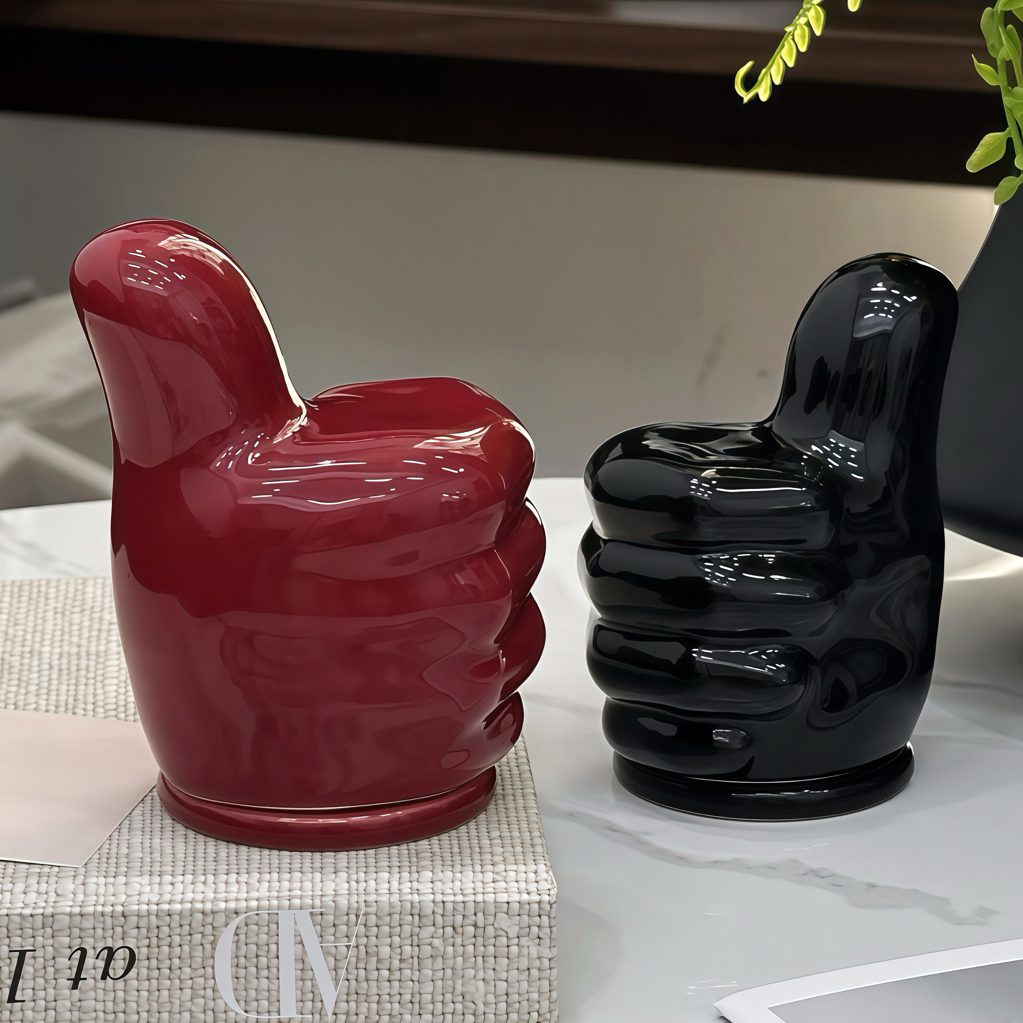 家用高档牙签盒轻奢高级感陶瓷牙签筒牙线盒创意棉签收纳盒2026款