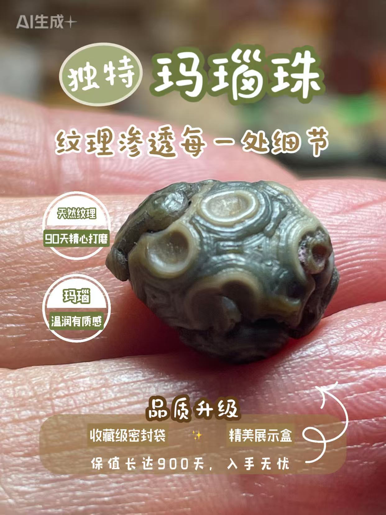 戈壁石眼睛石筋脉石可作观赏石摆件