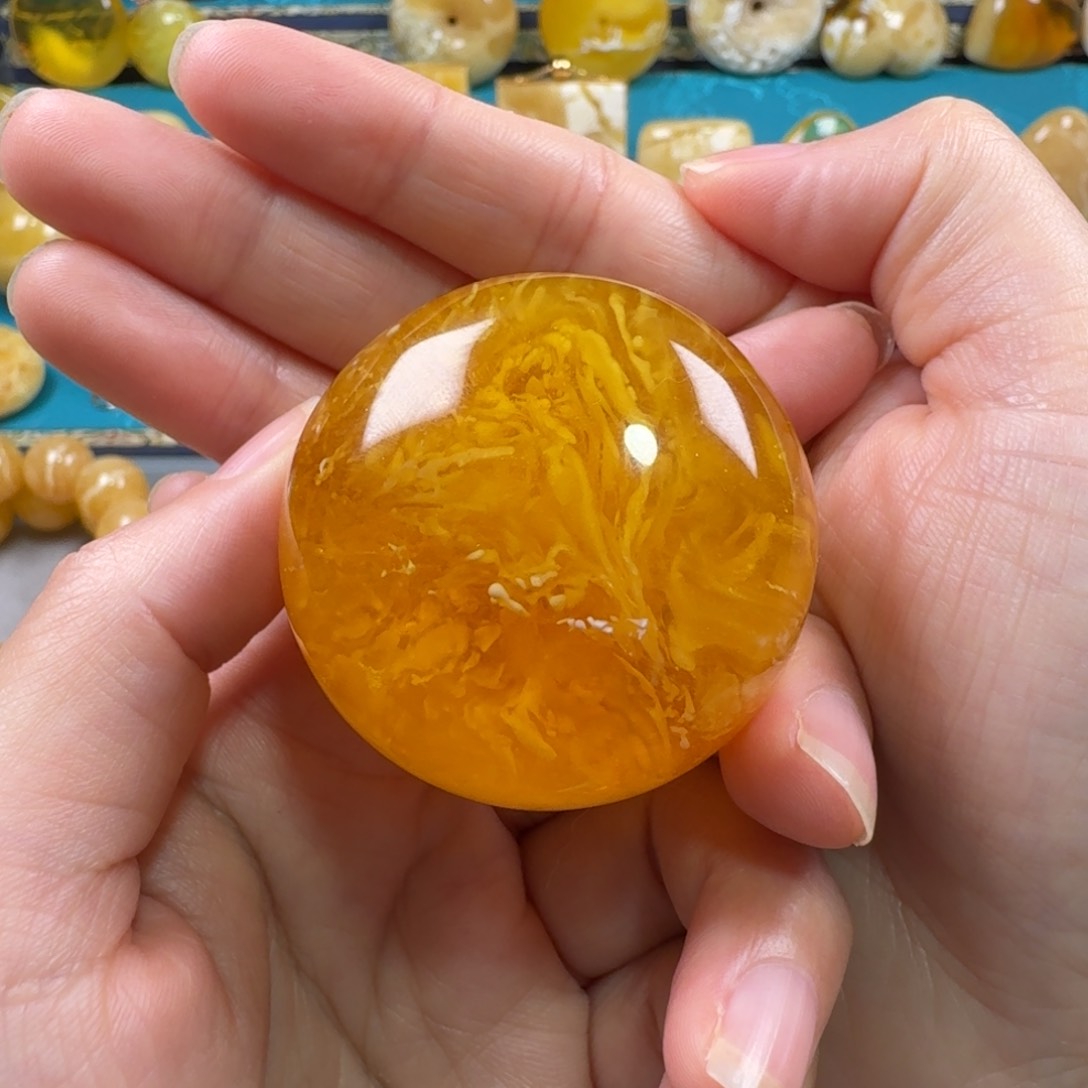 未镶嵌琥珀手链蜜蜡