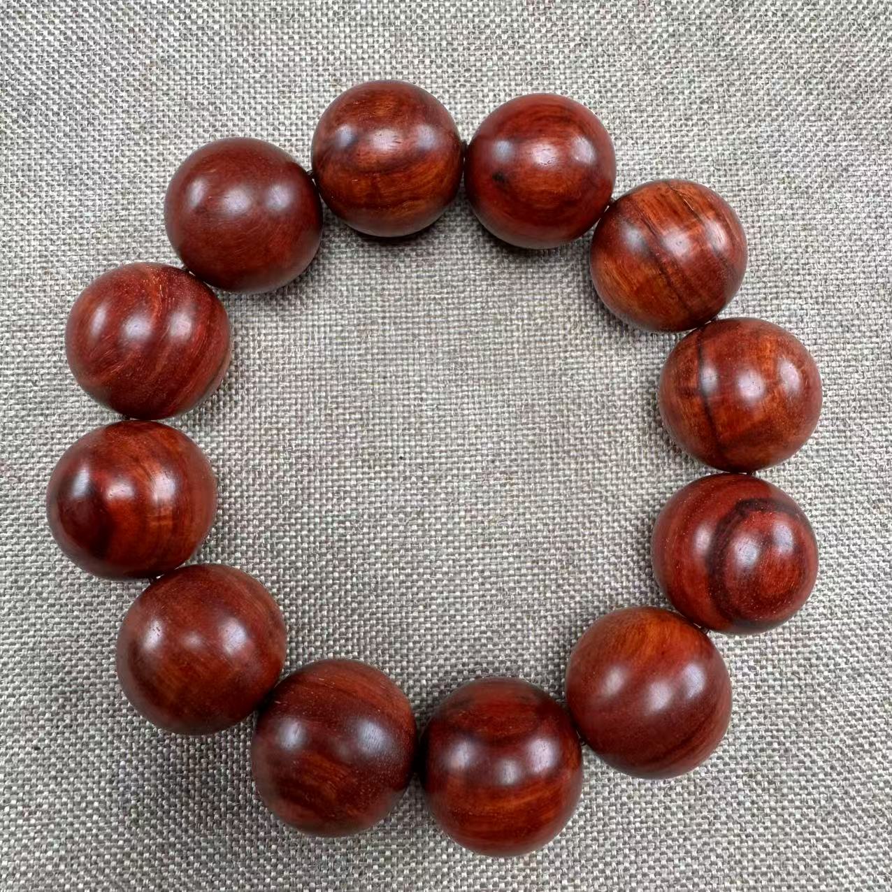 【芸奇】印度小叶紫檀2.0高油高密款单圈文玩手串