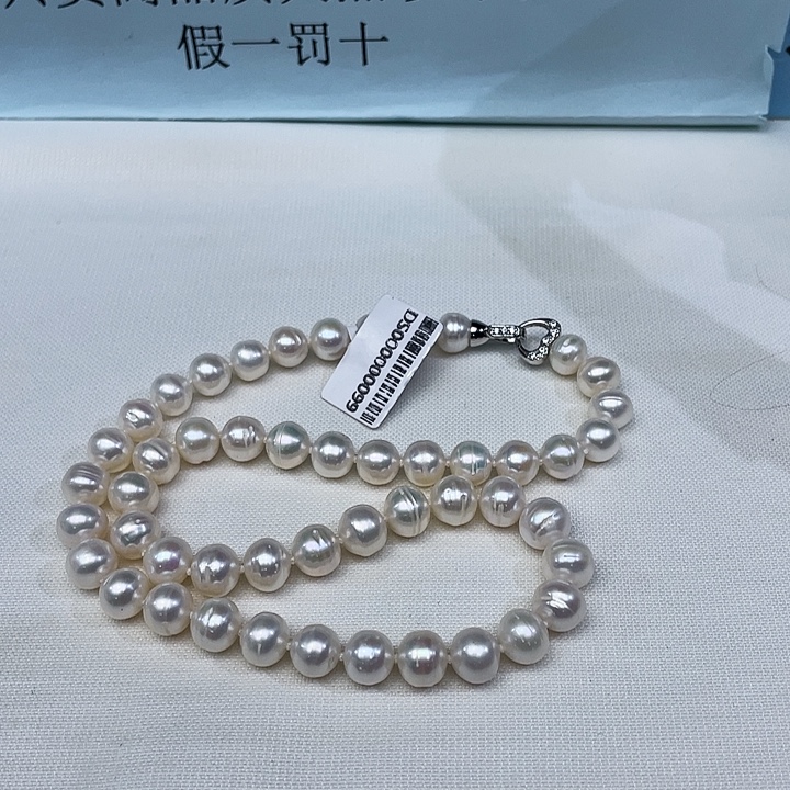淡水珍珠颈饰未镶嵌卡9➕极光白炫彩