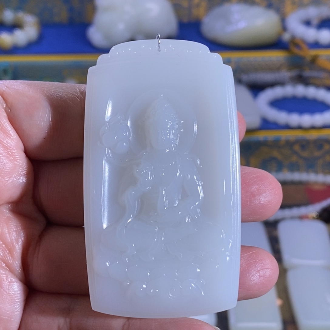 z***y和田玉（糖玉）未镶嵌挂件