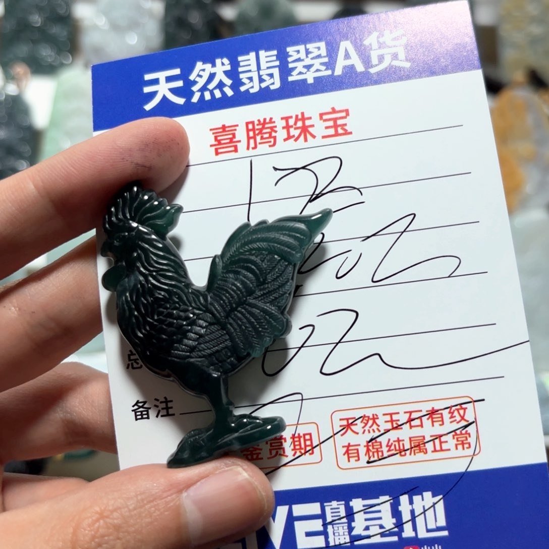 翡翠颈饰未镶嵌大吉大利