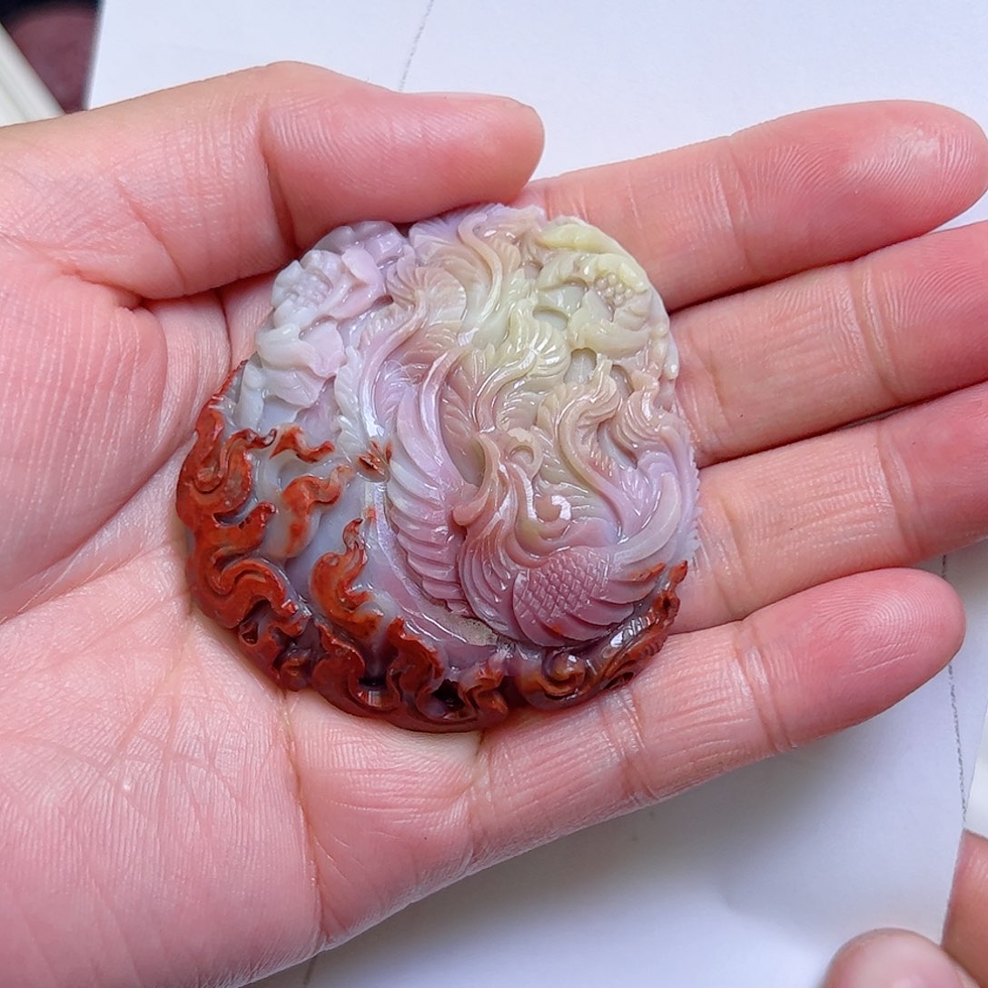 玛瑙/玉髓吊坠未镶嵌M**u