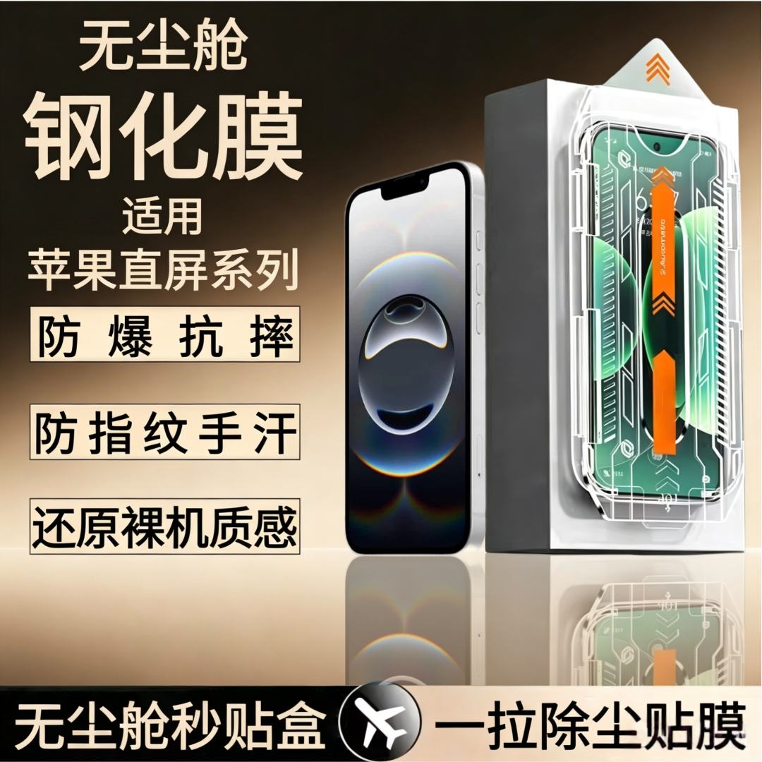 适用苹果18pro/17/15/16/14防窥防摔防爆防指纹