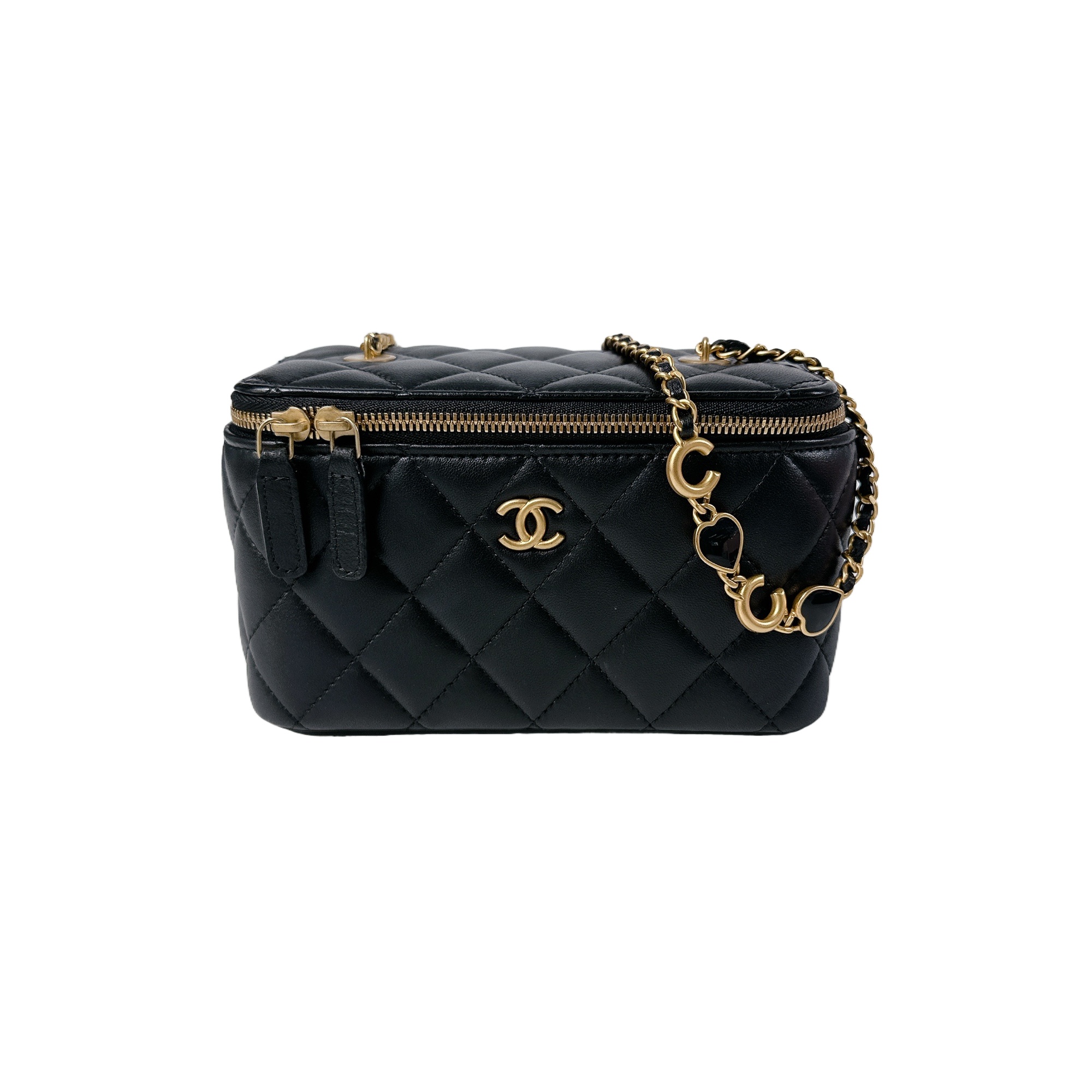 99新 Chanel/香奈儿 安洁利严选经典长盒子化妆包/BK0137319