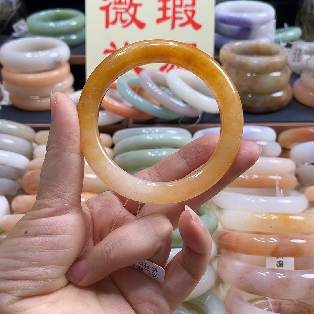 未镶嵌手镯石英岩玉甲****）