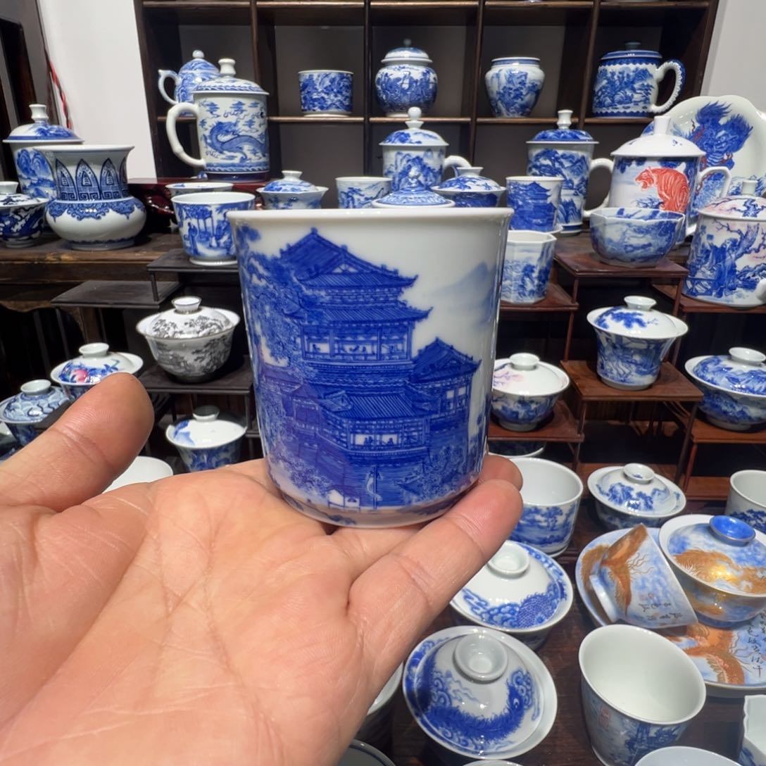 岳阳楼山水容天杯