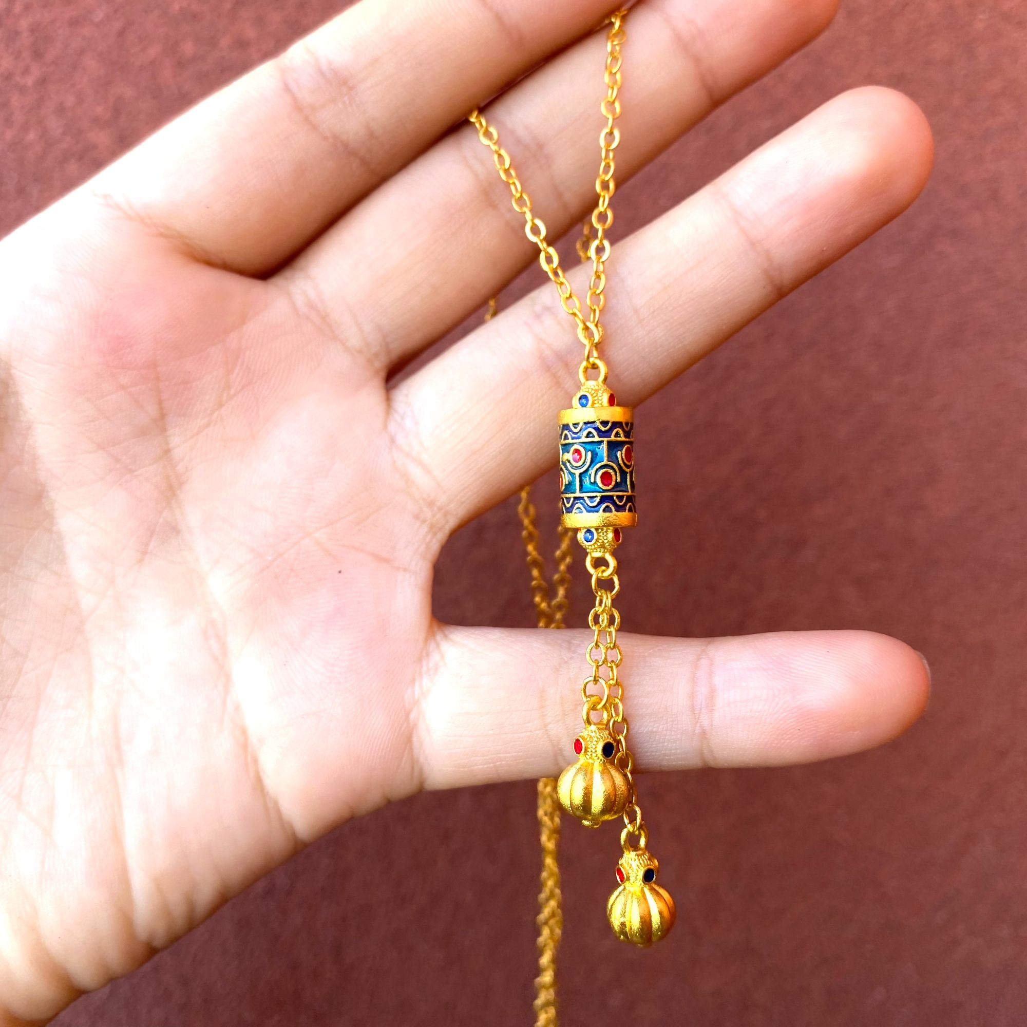 A366-云上精工南瓜项链