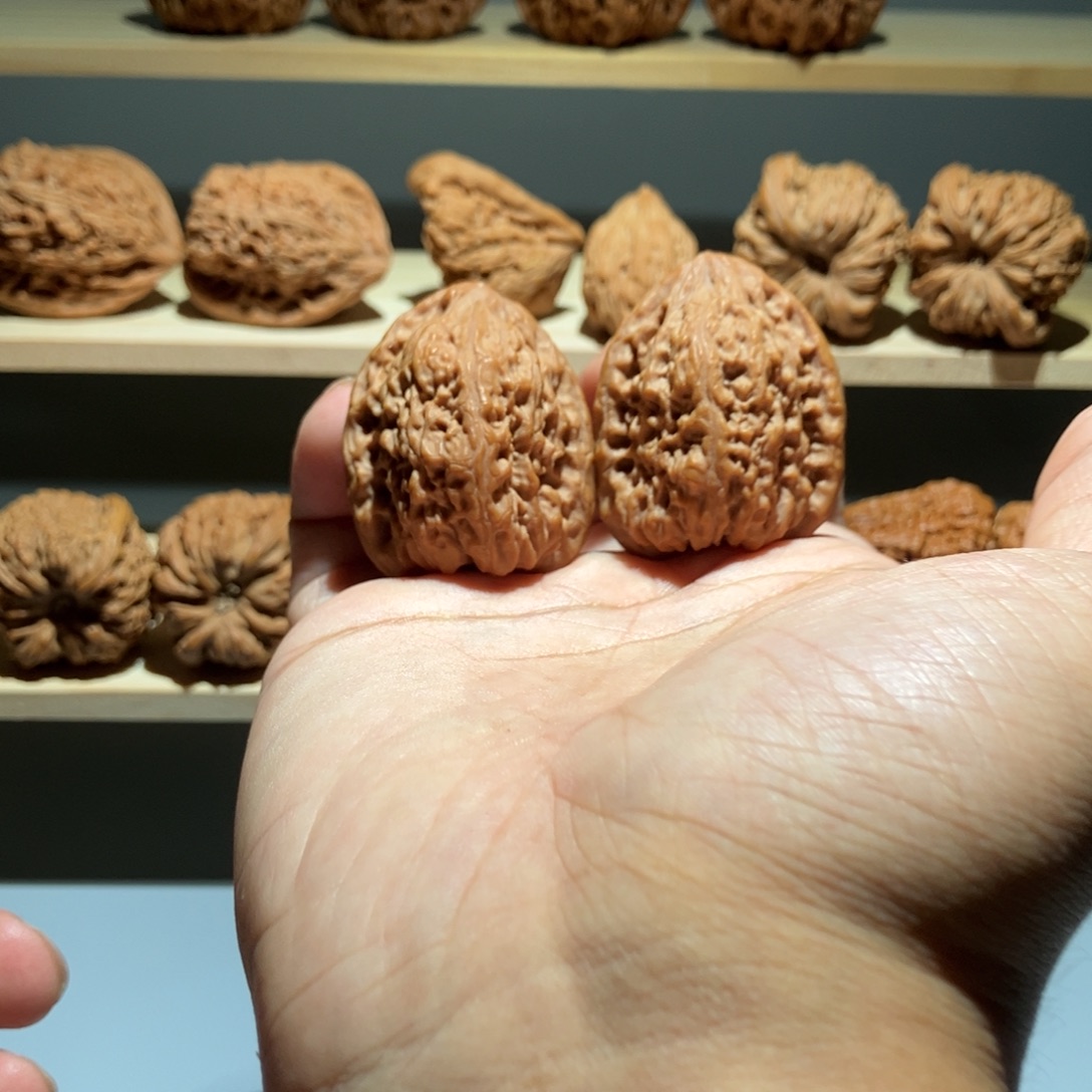 文玩核桃吊坠33尺全品高炮边高差7涿鹿南疆石