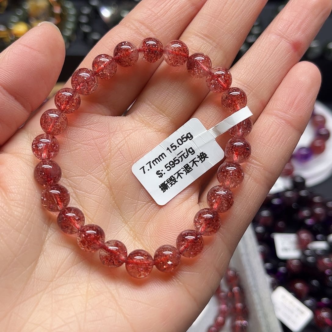 水晶手链未镶嵌半*手链