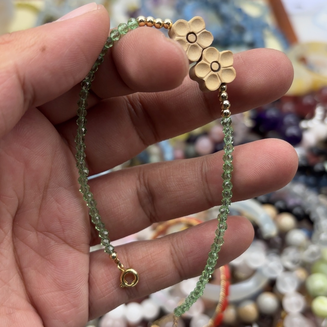 银S925镶嵌手链水晶