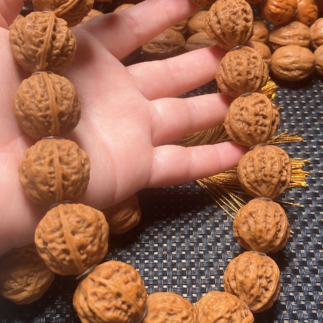 文玩核桃手串粗筋手持