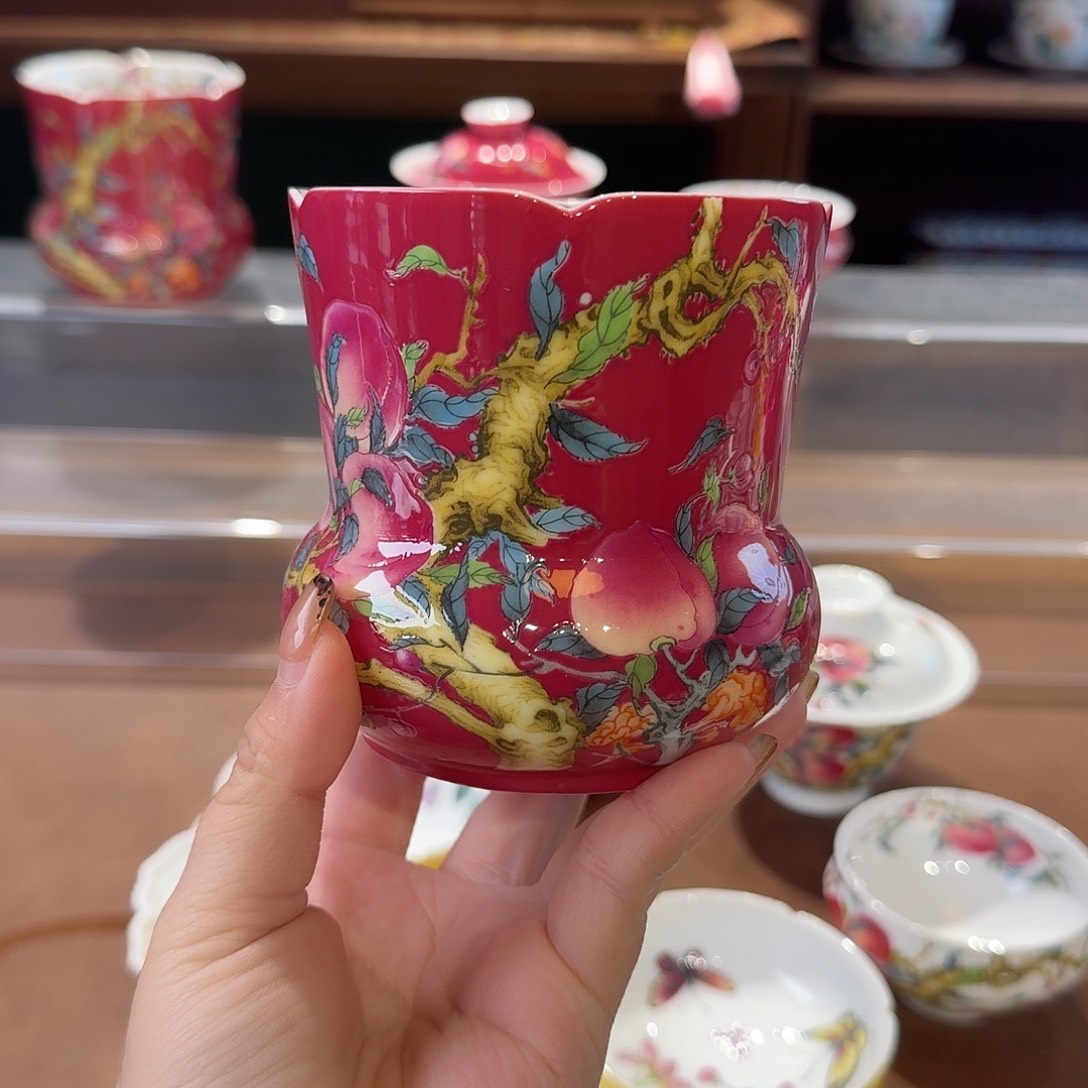 珐琅彩主人杯茶具茶具