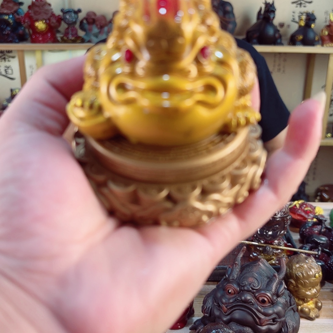 紫砂茶宠紫陶树脂茶宠摆件
