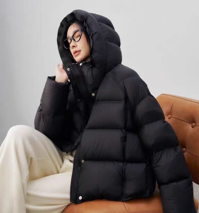 烟霞芸尚2025新款保暖羽绒服加厚90鹅绒服外套H227