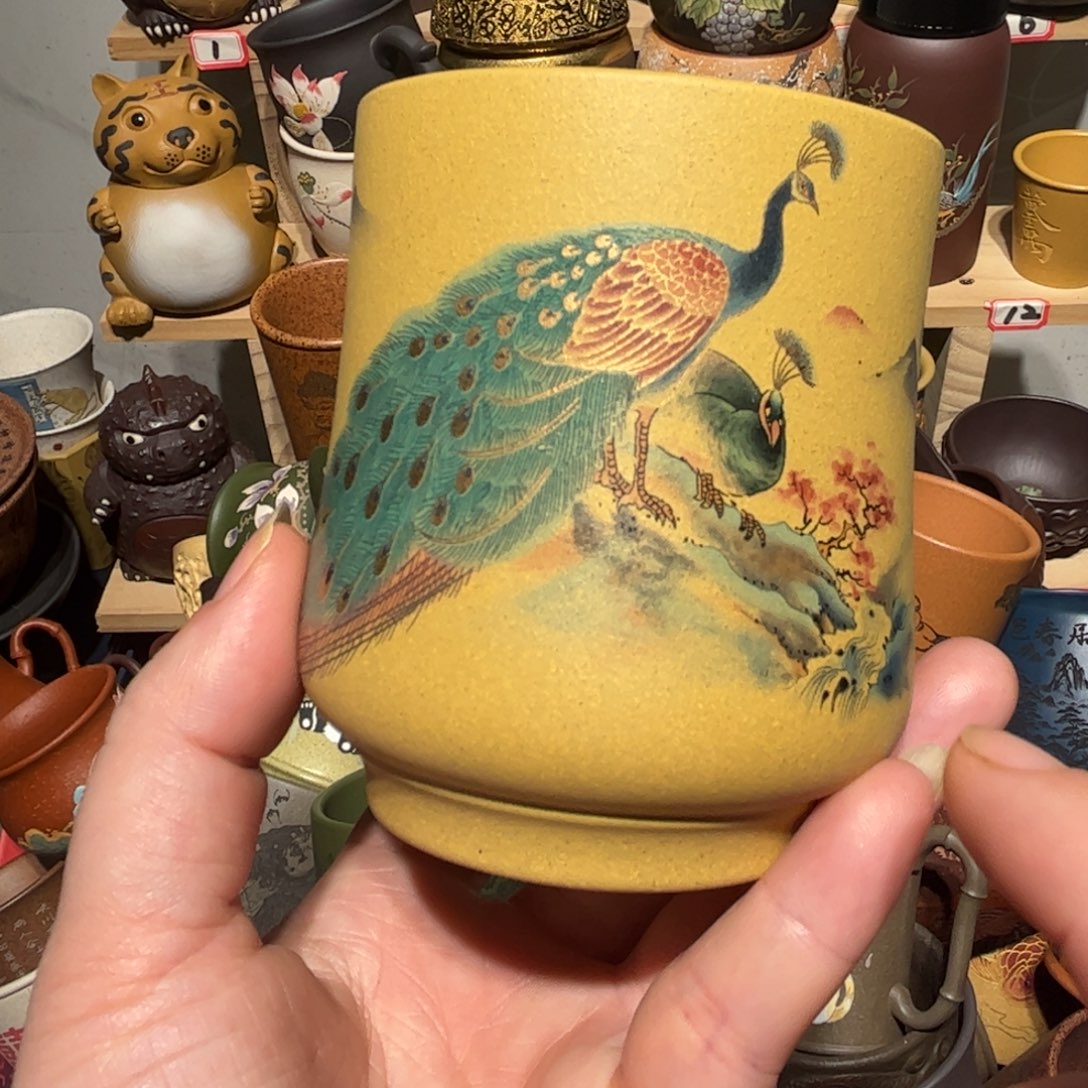 紫砂茶杯宜兴紫砂主人杯