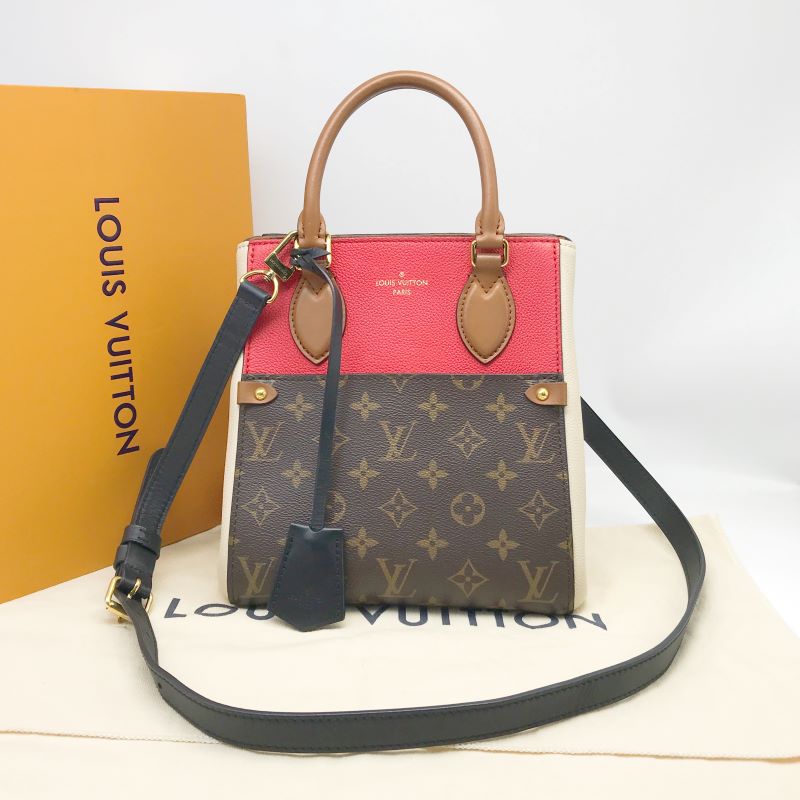 95新 LouisVuitton/路易威登 洋诚二手 LV老花拼色斜挎包