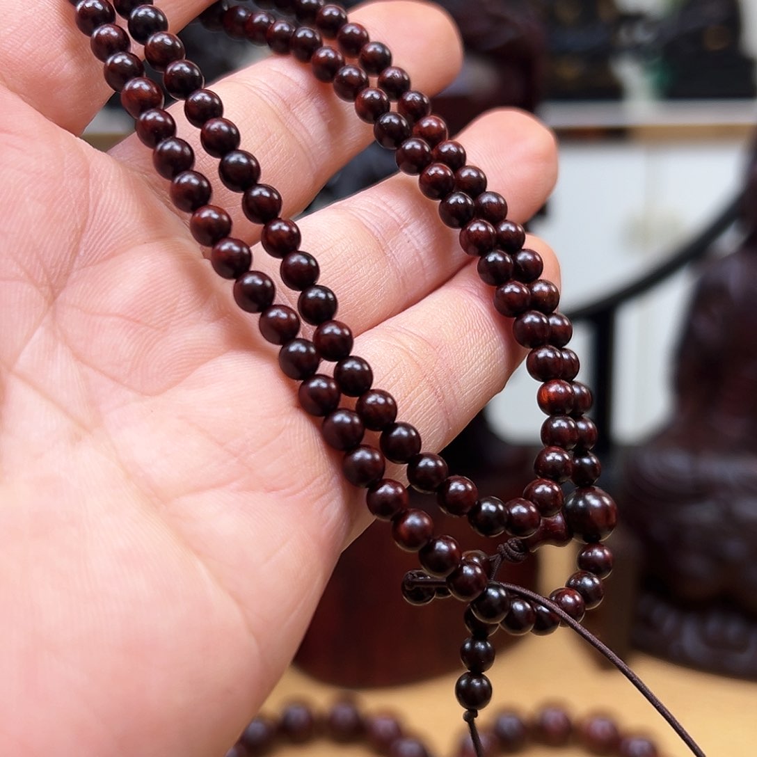 檀香紫檀（小叶紫檀）108颗0.5c m