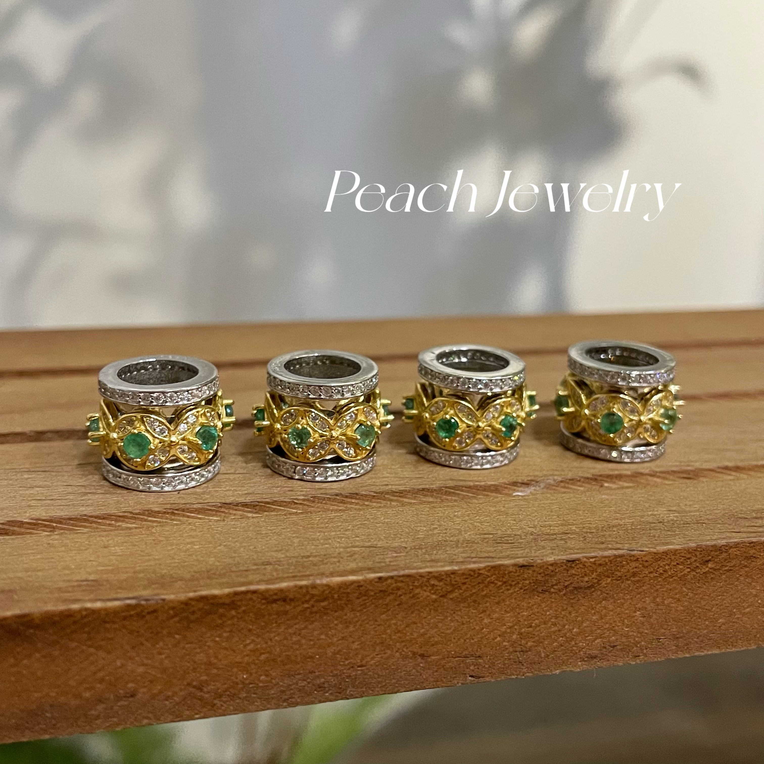 祖母绿路路通银吊坠 BL16 多样性发一颜色微差