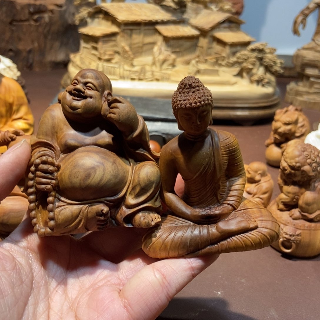 檀香木小*檀香木工艺品摆件