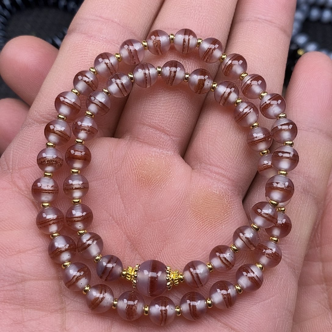 玛瑙/玉髓未镶嵌手链