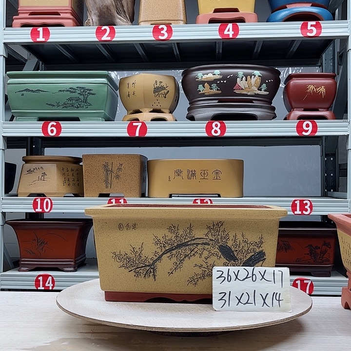 紫砂花盆紫砂花盆