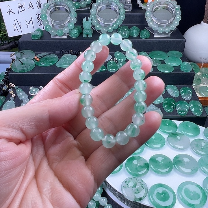 石英质玉未镶嵌手串