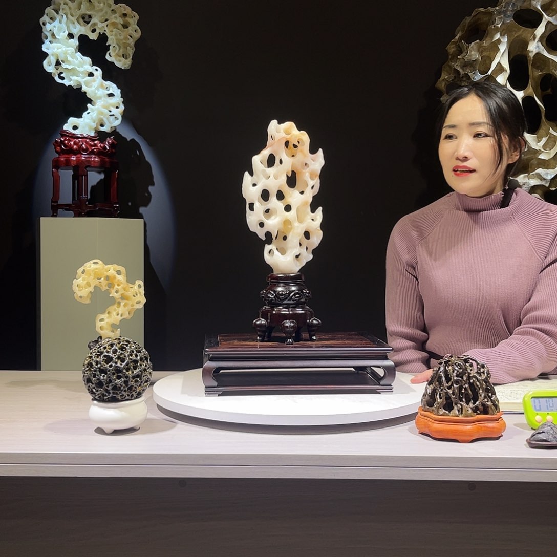 花****头太湖石，太湖石摆件