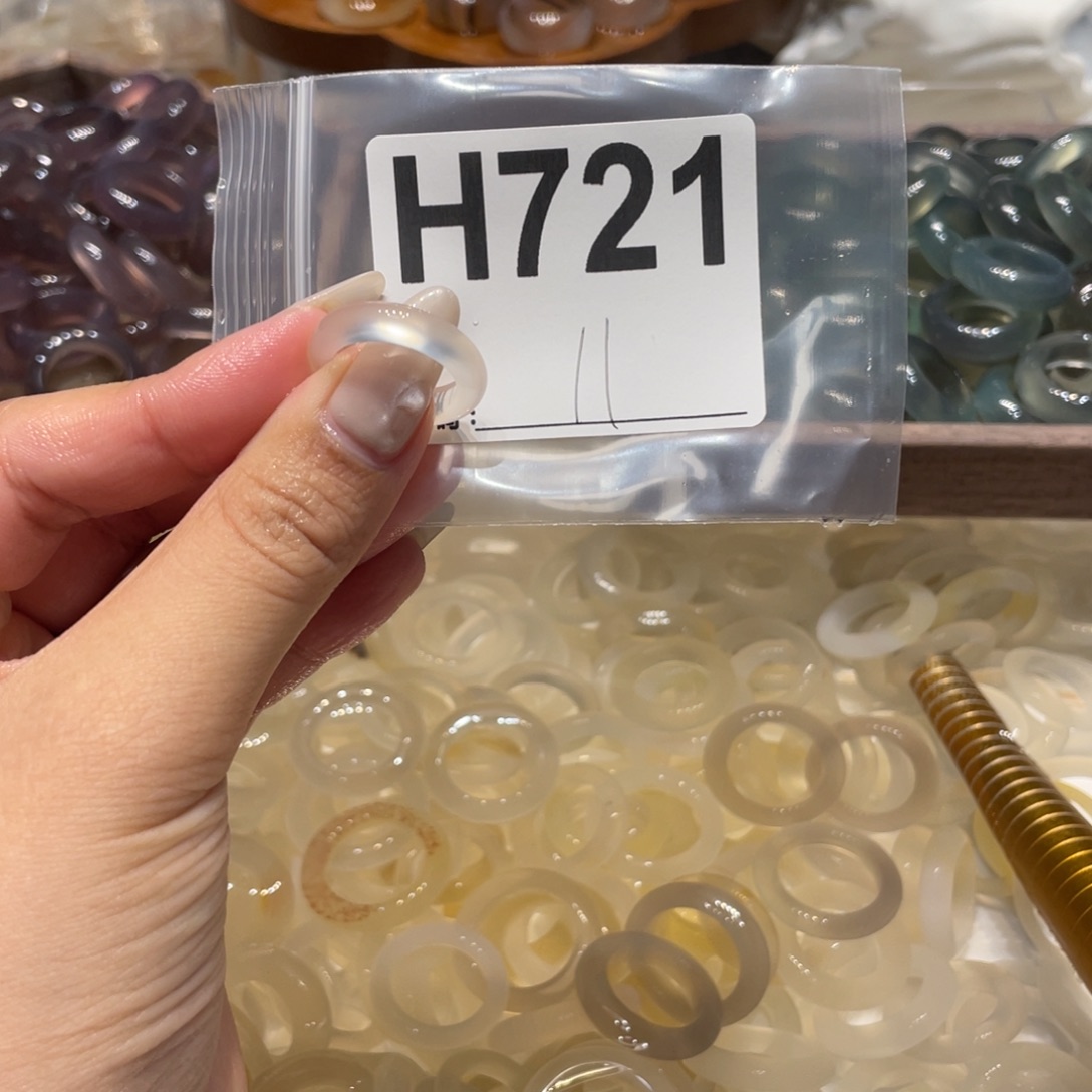 玛瑙/玉髓未镶嵌戒指721