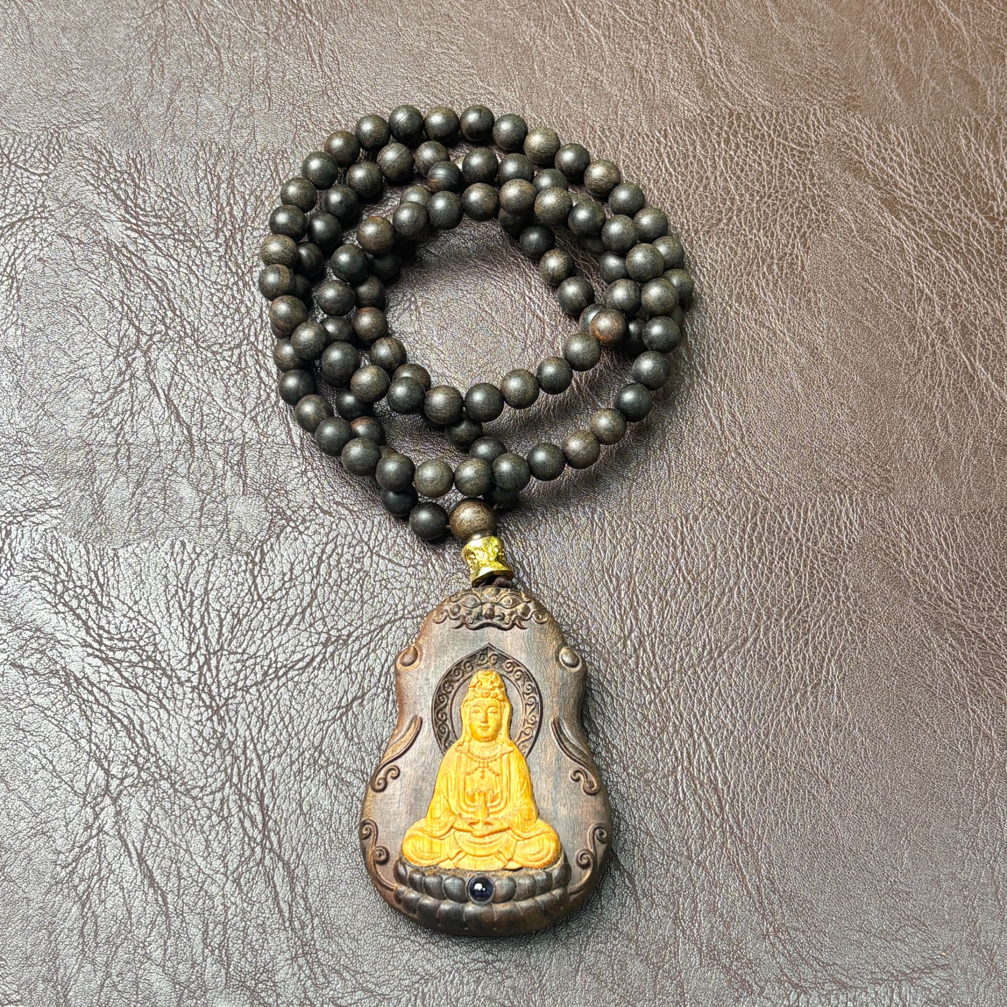 [配礼盒] 精品小叶紫檀项链 XY 140