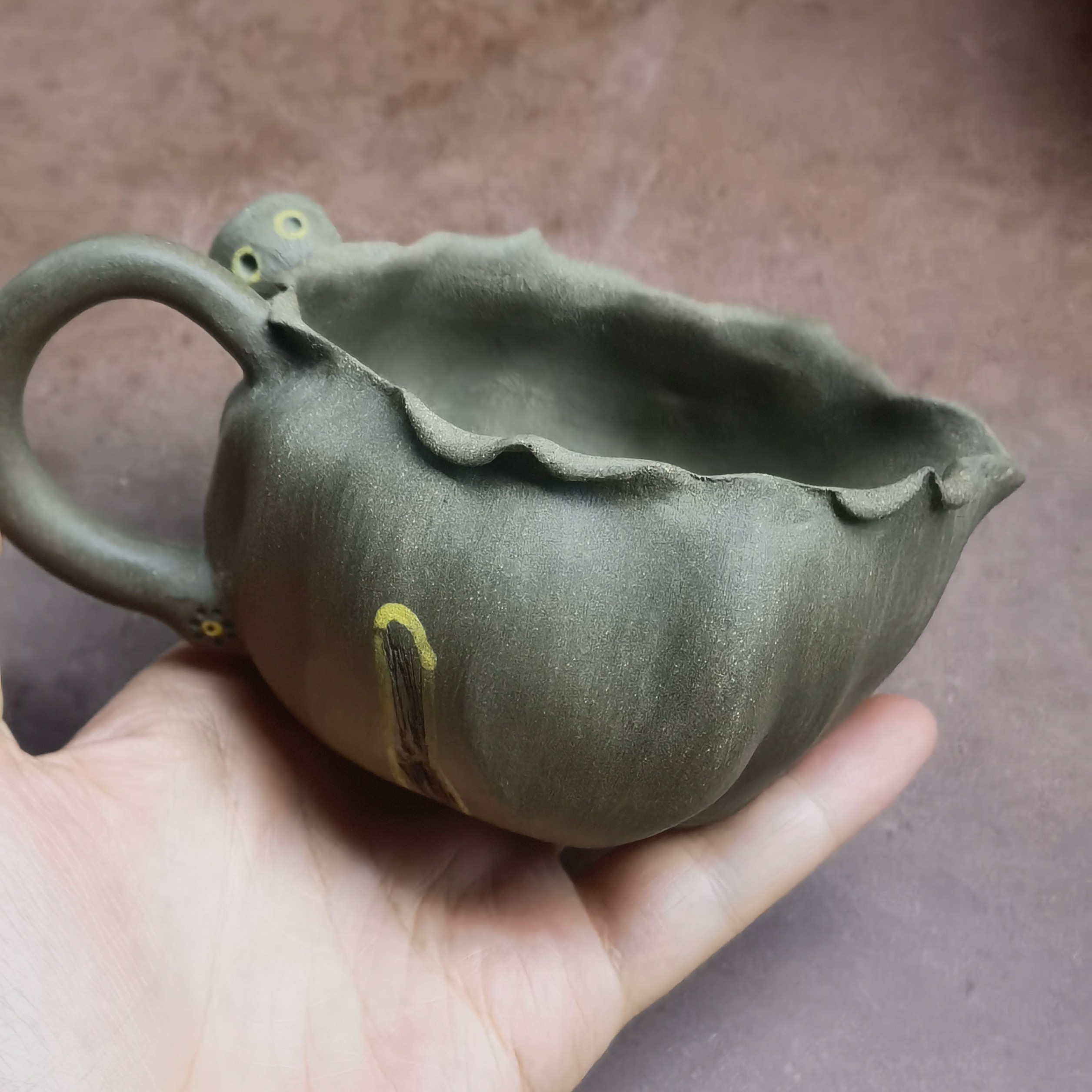全手分茶器茶具莲蓬荷趣