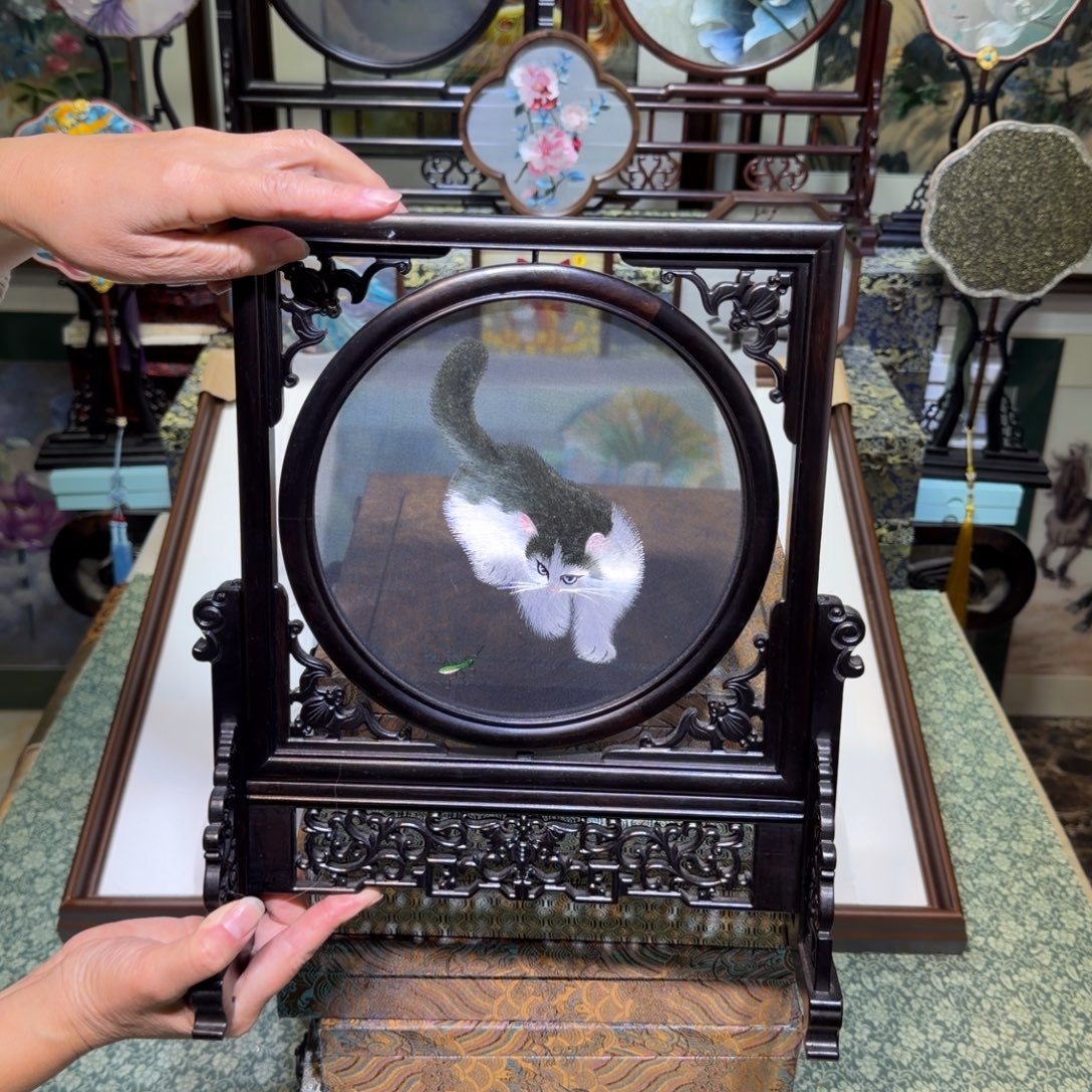 刺绣手工苏绣工艺异色精品