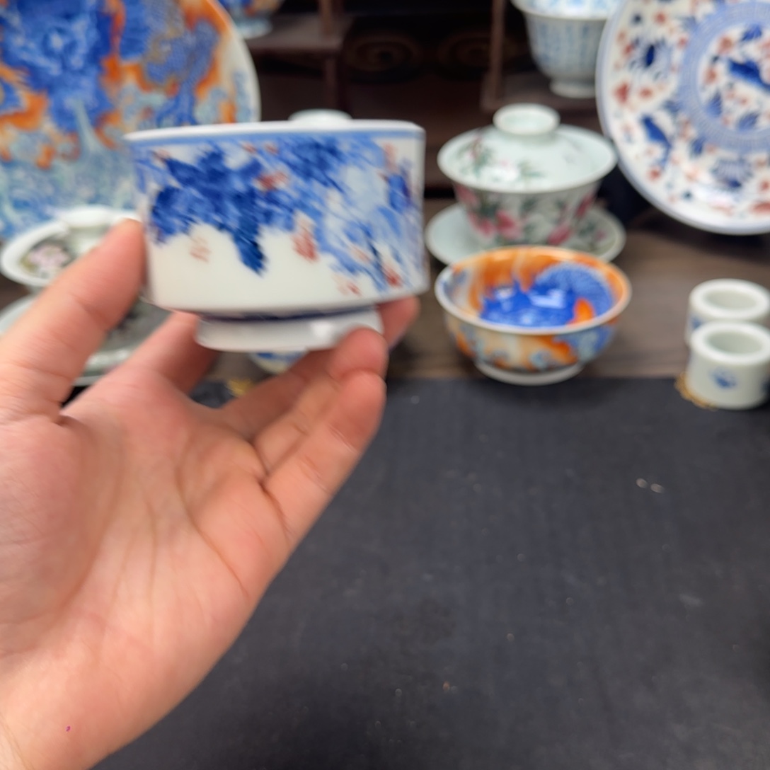 杯变**灵景德镇手工手绘陶瓷