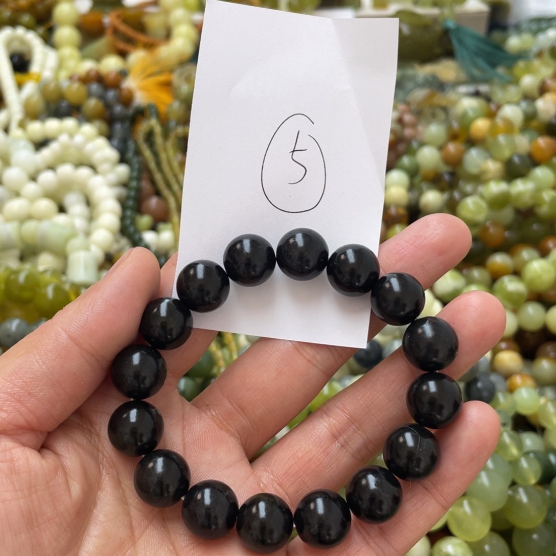 蛇纹石玉手链未镶嵌