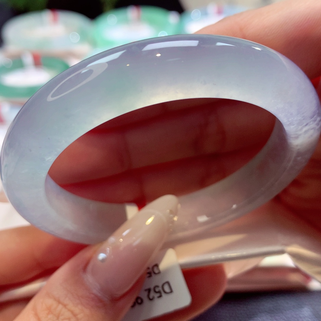 未镶嵌手镯翡翠正圈8号66