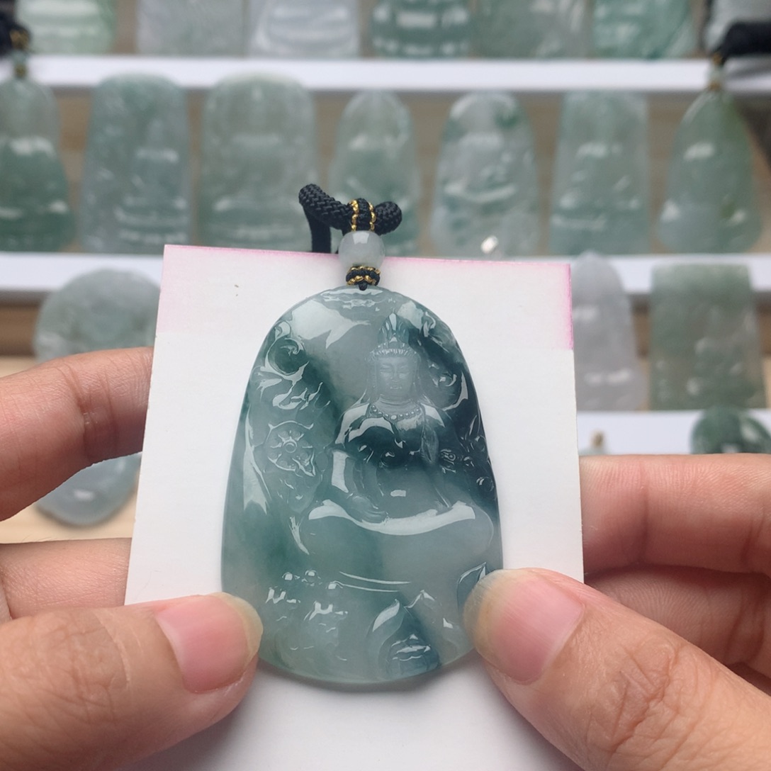 吊坠(不含链)未镶嵌翡翠观音
