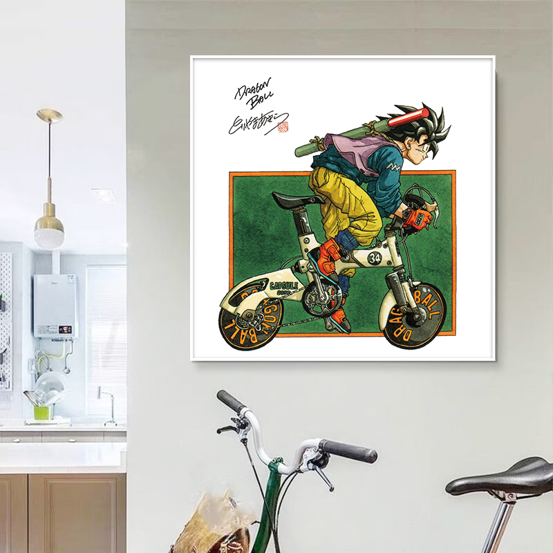 EK13七龙珠装饰画超级赛亚人悟空壁画周边摆件画动漫电竞房间挂画