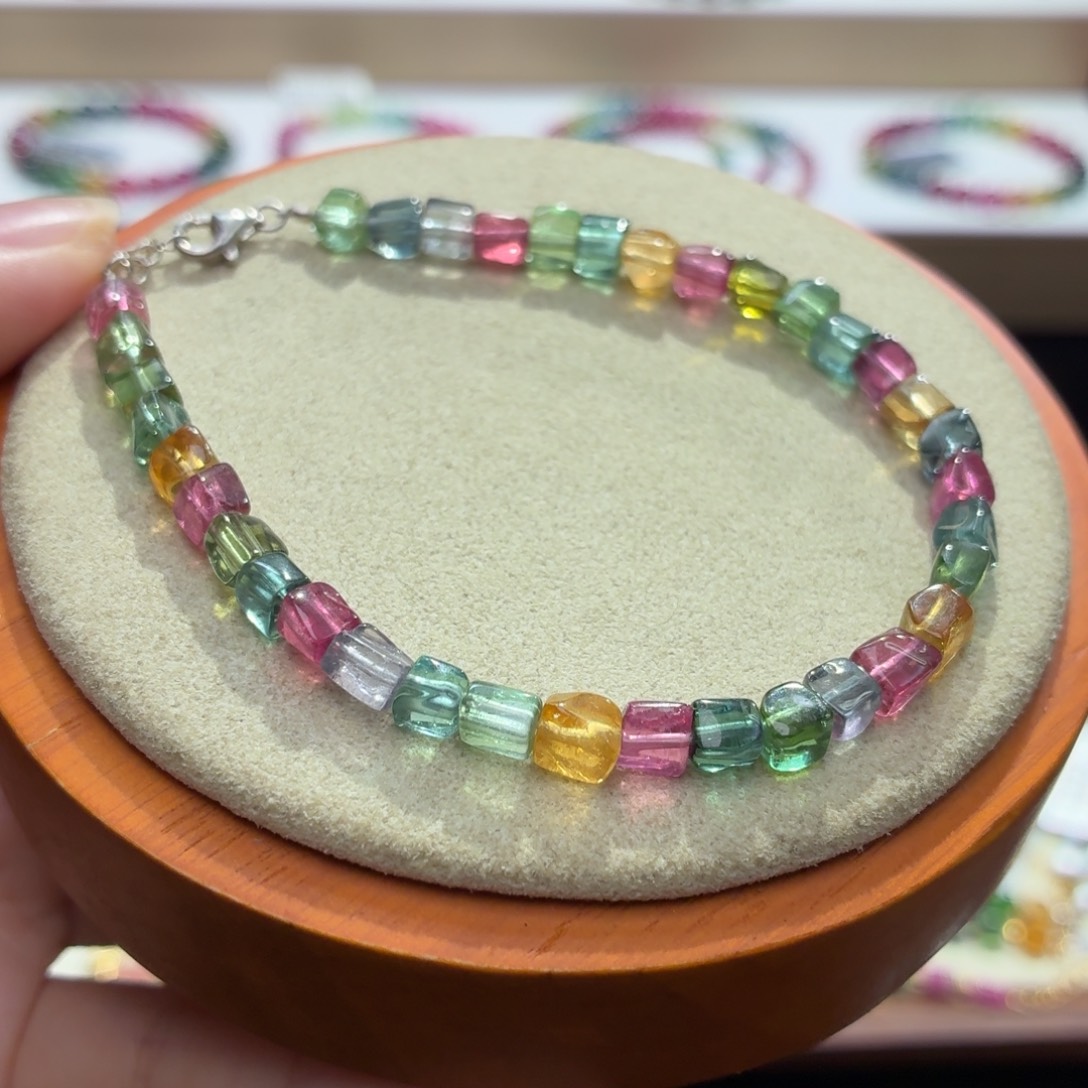 碧玺手串未镶嵌两天看货期