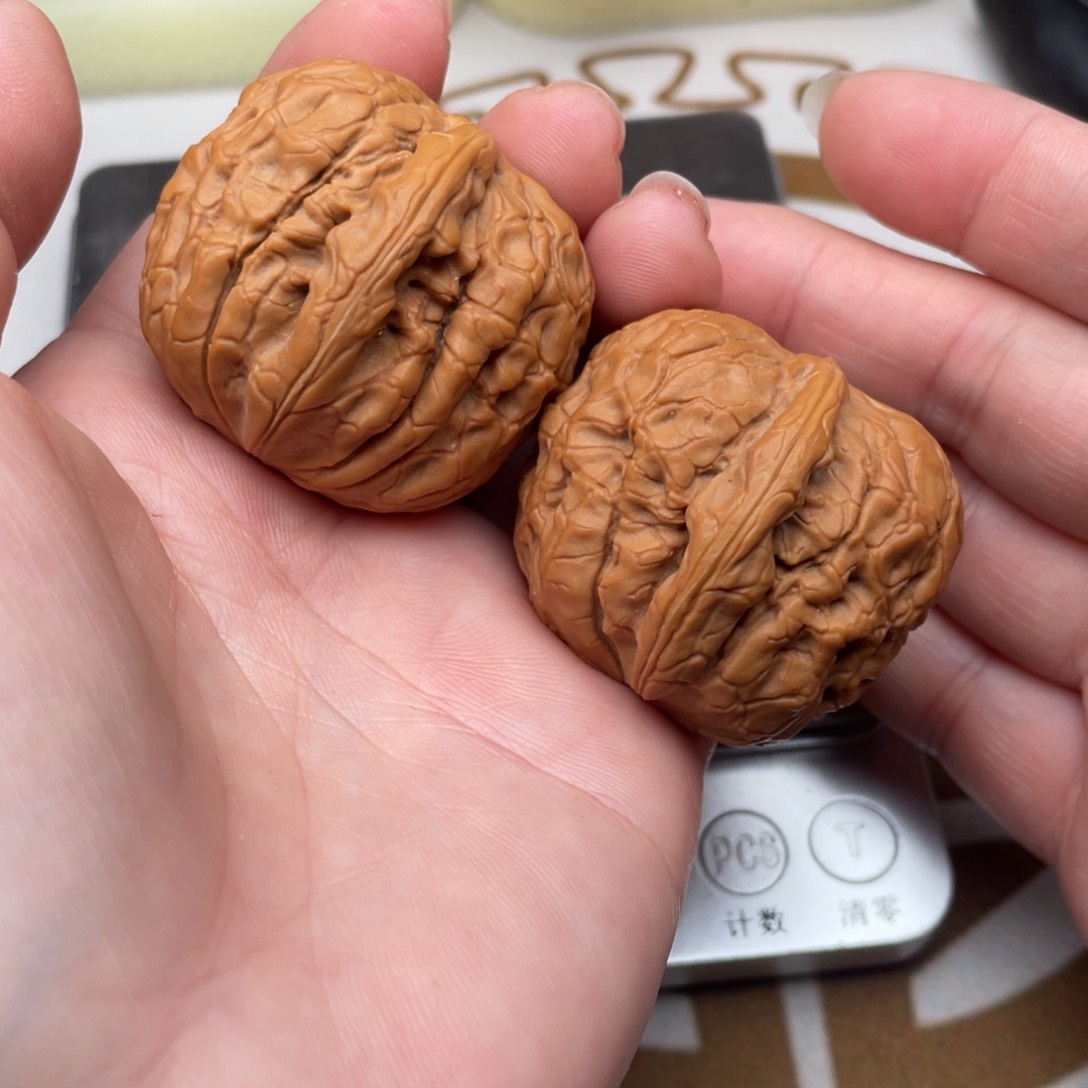 文玩核桃把件甲骨文38